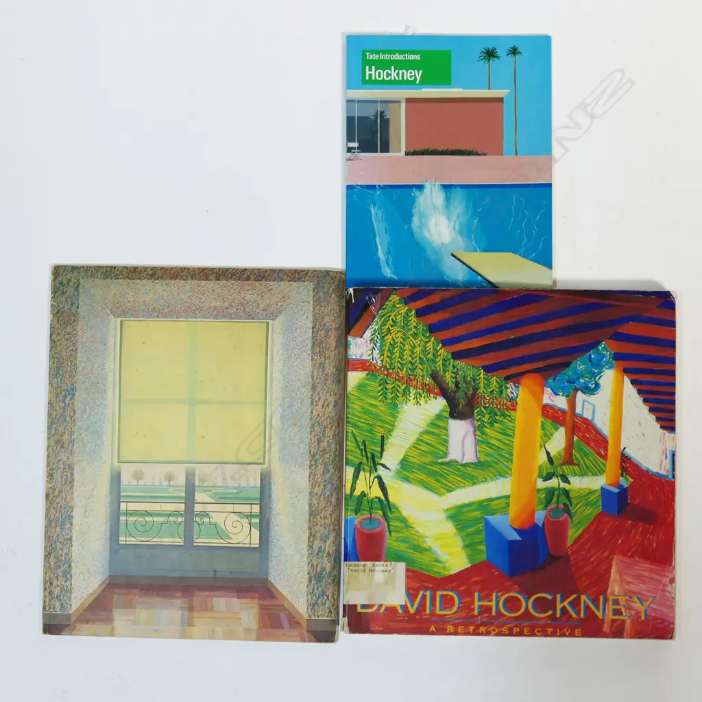 THREE PUBLICATIONS - DAVID HOCKNEY Image 1++